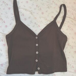Brown Brandy Melville tank top